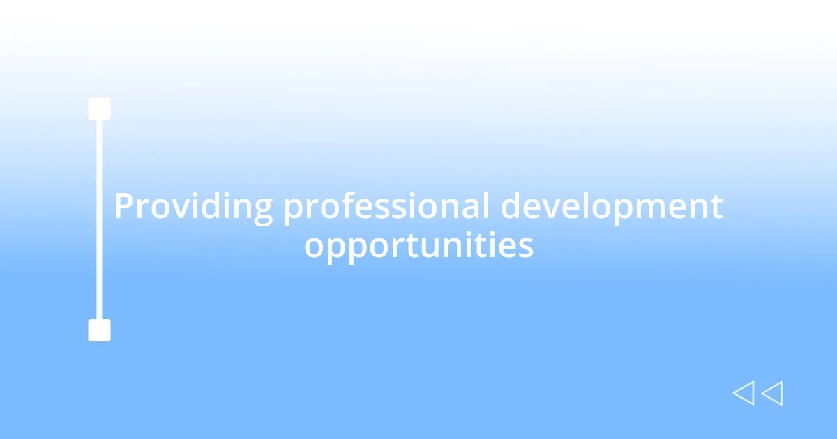 Implementing online learning platforms